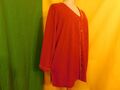 "Ulla Popken"Damen Jersey long Blazer. gr.50-52.Terra.V-ausschnitt