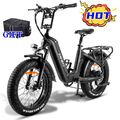 FAFREES 20 Zoll 500W Elektrofahrrad Fatbike 22,5AH 45km/h Kohlefaser e Bike 48V