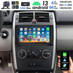 DAB+ 4+64G Android 13 Für Mercedes W169 W639 Vito Viano W906 Sprinter Autoradio