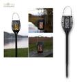 LED-Solar-Fackel "Flame", 3 in 1 Funktion, Garten-Fackel-Leuchte imitiert Feuer