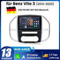 Android 13 Autoradio für Mercedes Benz Vito W447 2014-2020 GPS Navi WiFi DAB SWC