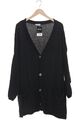 sheego Strickjacke Damen Cardigan Jacke Gr. EU 52 Baumwolle Schwarz #oxffjzt