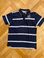 Polo Shirt blau weiß gestreift Gr. XL C&A