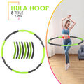 Hula Hoop Reifen - Fitness Erwachsene Hoopdance Bauchtrainer - 8 Teile; 1,0kg