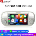 CarPlay 2+32GB Android13 Autoradio Für Fiat 500 500C 2007-2015 GPS Navi WiFi SWC