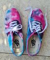 VANS Damensneaker Tie Dye Optik Blau und Pink Gr. 38.5