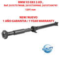 Kardanwelle Gelenkwelle BMW X3 E83 2.0D , 26107579068, 26107569960, 26107564741