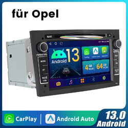 7" Android13 DVD CD 8Kern Autoradio 4+64GB SWC Für Opel Astra H Corsa C D Vectra