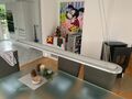 LED Pendelleuchte  120 cm Aluminium geschliffen - dimmbar