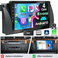 4+64G DAB+ Für BMW 5er E39 X5 E53 M5 KAM Android 13 Autoradio Carplay GPS USB BT