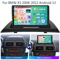 Für BMW X3 E83 2004-2012 Android 13 Autoradio 4G+64G GPS Navi Carplay FM SWC