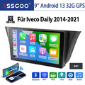 DAB+ Android 13 Autoradio Carplay Für Iveco Daily 2014-2022 Kamera GPS Navi RDS