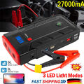 Auto KFZ Starthilfe Jump Starter 27000mAh Ladegerät Booster Powerbank PKW 12V24V