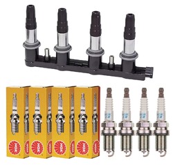 4x ENERGY Zündspule + 4x NGK Zündkerze für Citroën Xsara N1 1.6 16V
