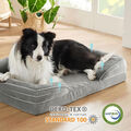 Orthopädisches Premium Hundebett, Hundesofa,Hundekorb, mit Egg Foam, Wasserdicht