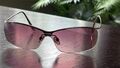 Celine Dion EYES - Designer Sonnenbrille - rahmenlos - rosa - Model CD 4045 S