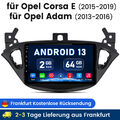 9" Für Opel Corsa E 2015-2019 Carplay Android 13 Autoradio BT GPS Navi 2+64GB