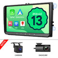 DVR+CAM+Android 13 Autoradio Navi CarPlay APP Für VW Golf 5 6 Passat Touran Polo