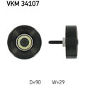 SKF VKM 34107 Umlenkrolle Führungsrolle Keilrippenriemen für FORD COURIER DAW