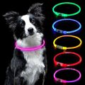 Hundehalsband LED Leuchthalsband Hund leucht Band Leuchtband Halsband