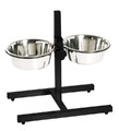 Futterstation Hunde Futterbar 2x0,75L Fressnapf Set Höhenverstellbar Ständer NEU