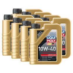 8x LIQUI MOLY 1317 Leichtlauf 10W-40 FÜR VW MB PEUGEOT CITROEN 1L