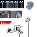 Badewannenarmatur Duschset Wasserhahn Wannenarmatur mit Handbrause Bad Armatur