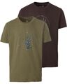 Parforce T-Shirts 2er-Pack Bock Camo Kurzarm Rundhals T-Shirts Herren NEU