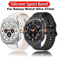 Silikon Sport Uhrenarmband Armband Für Samsung Galaxy Watch Ultra 47mm Ersatz DE