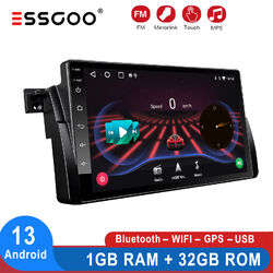 Android 13 Autoradio Android Auto GPS Navi 4Core 32G Für BMW E46 Rover MG 316i