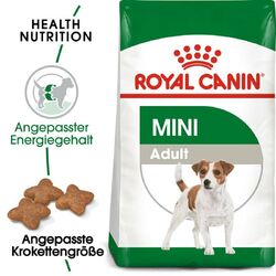 ROYAL CANIN Mini Adult Trockenfutter für kleine Hunde 8kg +1 kg Gratis