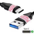 USB 3.2 auf USB C Ladekabel 1m Schnellladekabel 10Gbps 3A 60W für Samsung Xiaomi