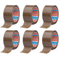 6x tesa Packband 64014 tesapack Paketklebeband Klebeband braun