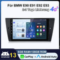 Android 13 Carplay Autoradio Für BMW E90 E91 E92 E93 DAB+ GPS NAVI SWC BT 6+128G