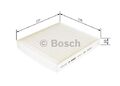 BOSCH 1 987 432 121 Innenraumfilter Filter Pollenfilter für ROVER MG