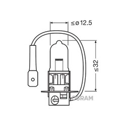 OSRAM Glühlampe, Abbiegescheinwerfer NIGHT BREAKER® LASER