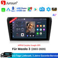 Für Mazda 3 2003-2009 GPS Navi FM RDS WIFI BT Carplay Andriod 13 Autoradio DAB+