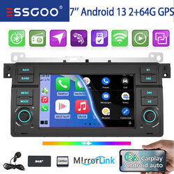 Für BMW E46 3er 318 320 325 M3 Android 13 2+64GB Autoradio GPS Navi DAB+ Carplay