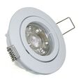 Decken Leuchte Lana Weiss 230V GU10 COB 5Watt = 50W Power Led  IP20