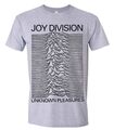 JOY DIVISION - UNKNOWN PLEASURES (GREY) GREY T-Shirt Large