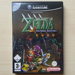 The Legend of Zelda Four Swords Adventures in OVP Anleitung Nintendo Gamecube
