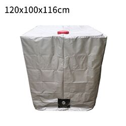 IBC Container Cover 1000L Tank Abdeckplane Tonne Wassertank Sichtschutz Haube