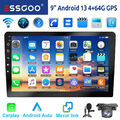 Android 13 4+64G Carplay Autoradio GPS Navi RDS Bluetooth WIFI +MIK Kamera 2 DIN