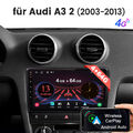 4+64GB Wireless Carplay Android13 Für Audi A3 S3 8P 2003-2013 Autoradio GPS Navi