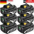 6X Original 18V 6Ah 9Ah 12Ah Akku Für Makita BL1830 BL1850 BL1860 B Led Anzeige