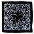 k054 - Paisley Schwarz Kopftuch Bandana Halstuch Tuch Nikki Biker Sport Motorrad