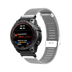 Quick Fit Luxus Metall Armband für Garmin Fenix E/8/7/7X 6/6X Pro 5/5X Plus 3 HR