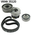 VKMA 35120 SKF Keilrippenriemensatz für OPEL,VAUXHALL