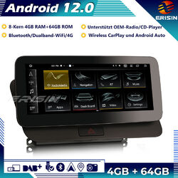 10.25" Android 12.0 IPS Autoradio GPS Navi Für Audi Q5 CarPlay DAB+WiFi 64GB BT4GB RAM√Canbus√BT√TPMS√DVR√USB√Mirror-Link√AndroidAuto