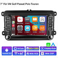 8+128GB Android 10 Autoradio Carplay GPS DSP OLED Für VW Golf Passat Polo Touran